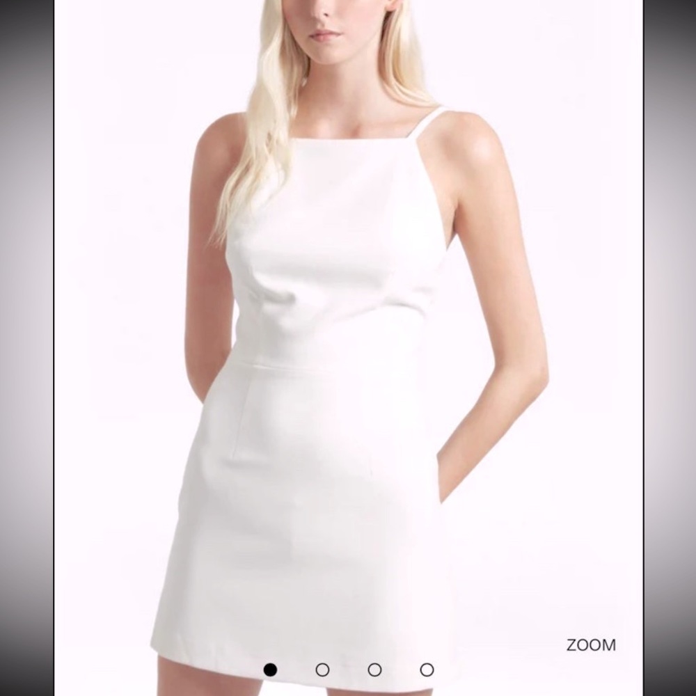 French connection white dress 6 NWT